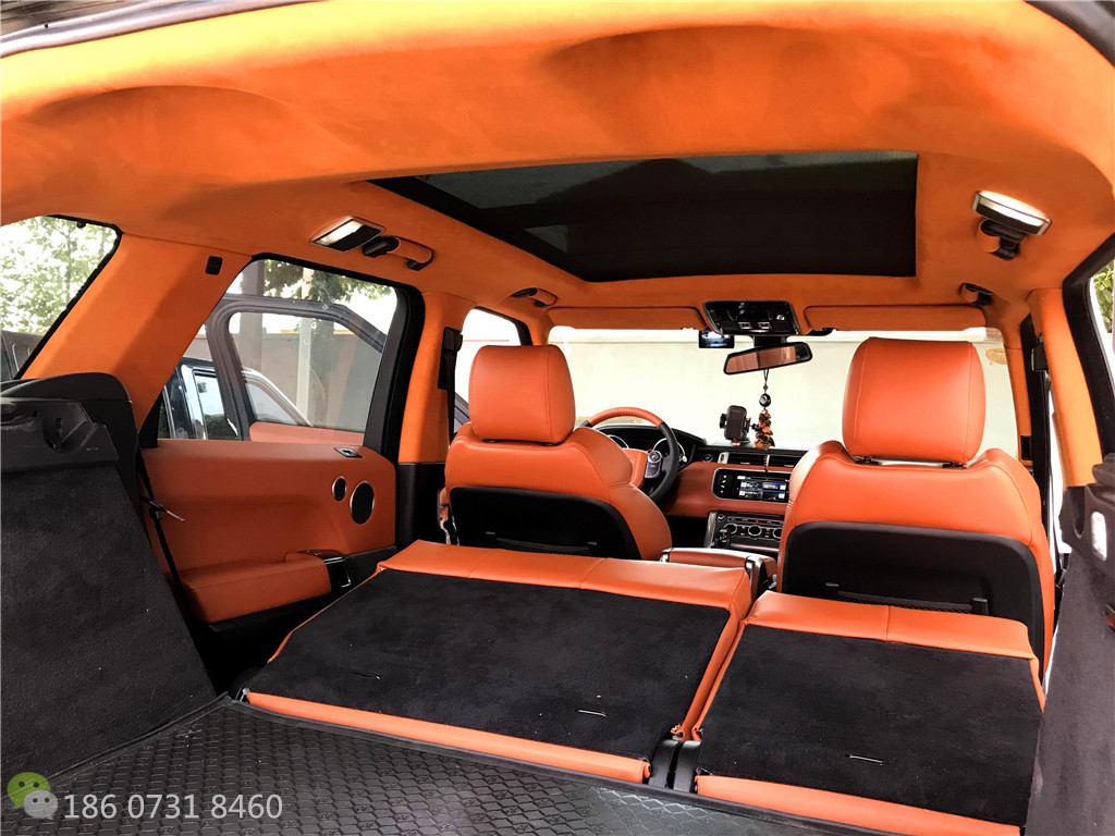 路虎内饰草莓污视频网站｜路虎顶棚蒙咖色麂皮