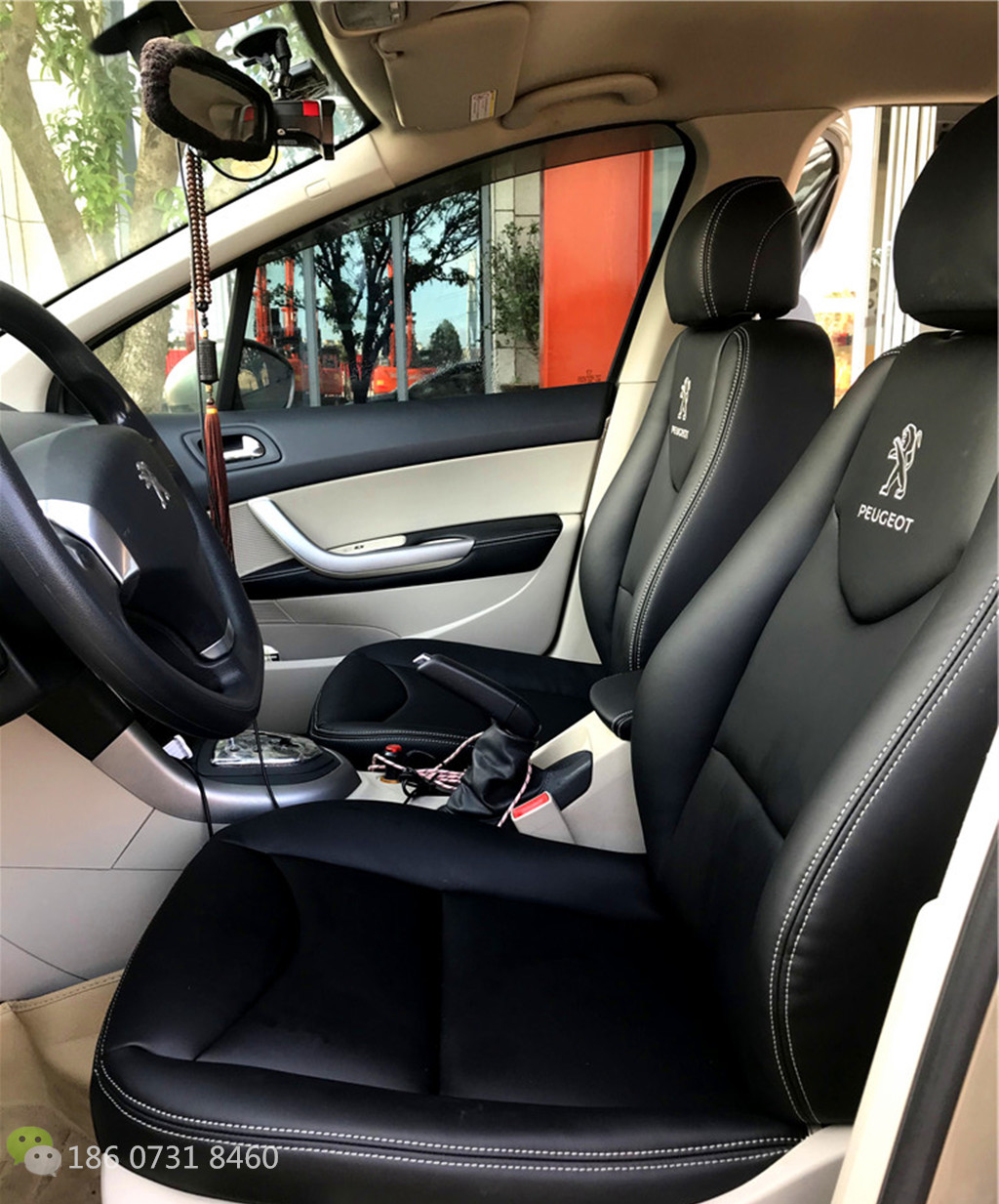 标志408座椅包环保皮